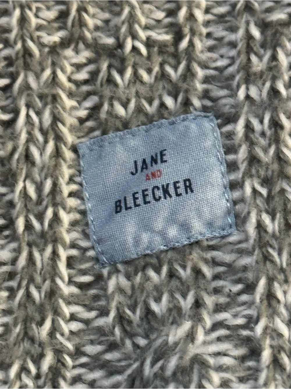 Jane and Bleeker puppy Grey and White Knit dog socks- Cozy fun socks